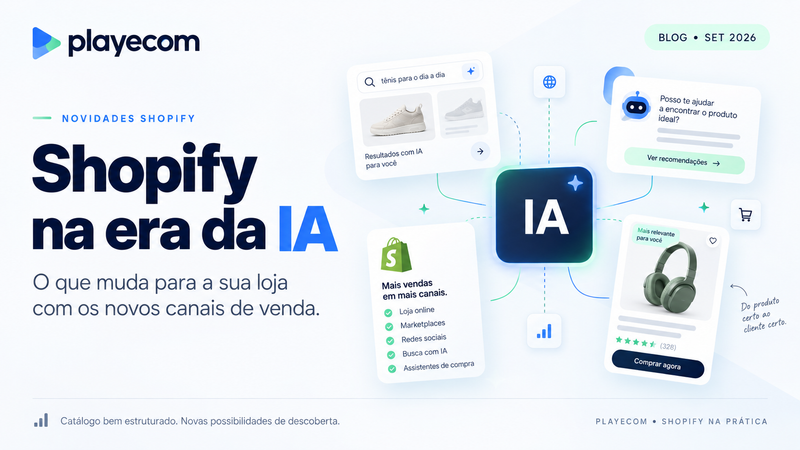Shopify na era da IA: como preparar sua loja para novos canais